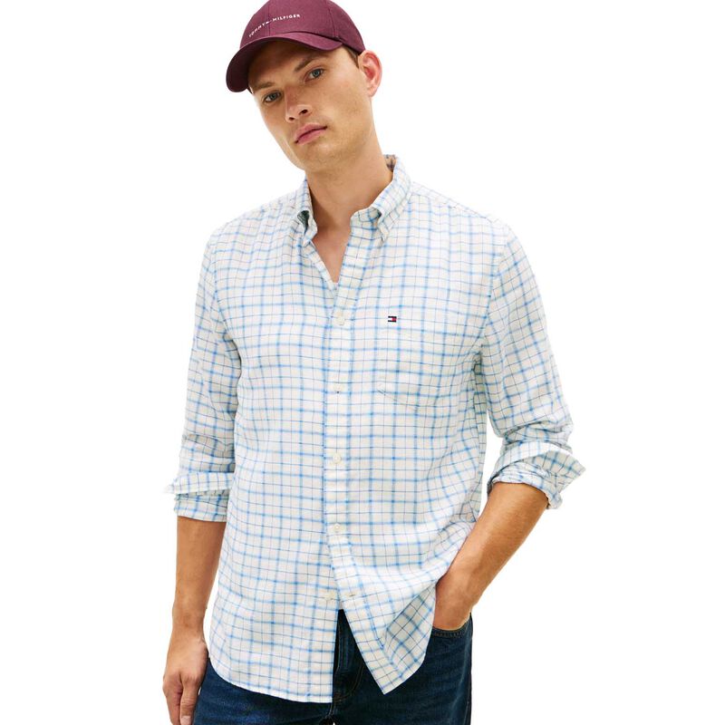 Tommy Hilfiger Brushed Linen Medium Check image number 0